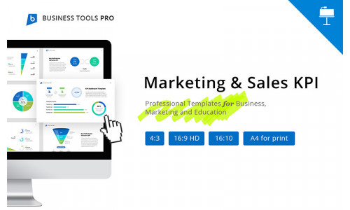 Marketing and Sales KPI - Keynote template