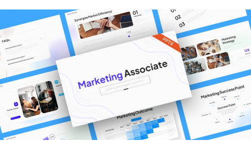Marketing Sales Associate PowerPoint Template