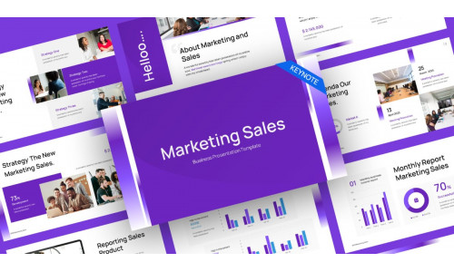 Marketing Sales Business Keynote Template