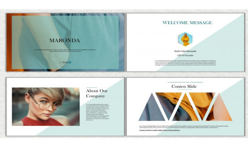 Maronda - Creative Business PowerPoint template
