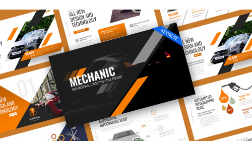 Mechanic Automotive Keynote Template