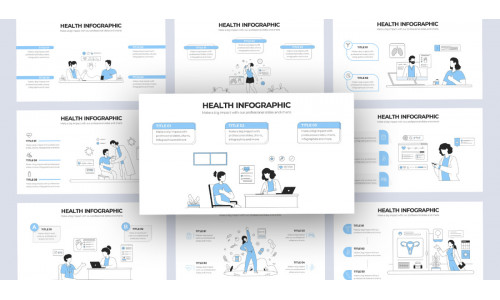 Medical & Health Vector Infographic Keynote Template