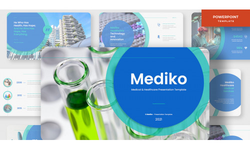 Mediko - Medical & Healthcare Business PowerPoint Template