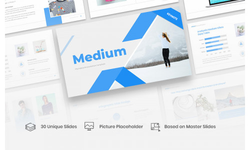 Medium - Pitchdeck Keynote Template #215846