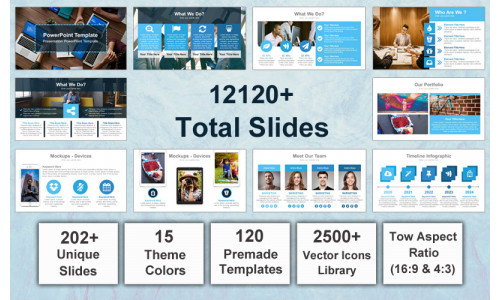 Mega Business PowerPoint template #139937