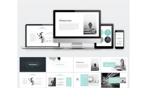 Minimal Presentation Creative PowerPoint template