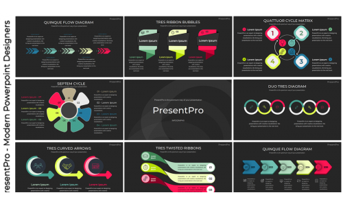 Modern Premium Professional PowerPoint Presentation - Infographs