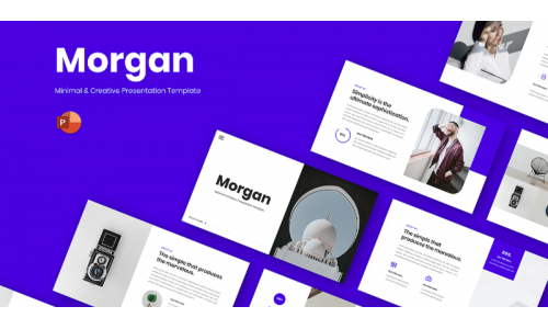 Morgan - Minimal & Creative PowerPoint Template