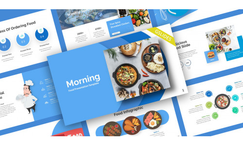 Morning Food Google Slides Template #268327