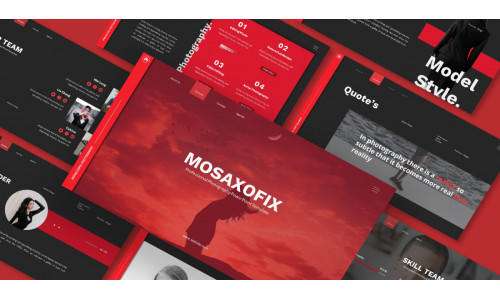 Mosaxofix Photograpy Keynote Template