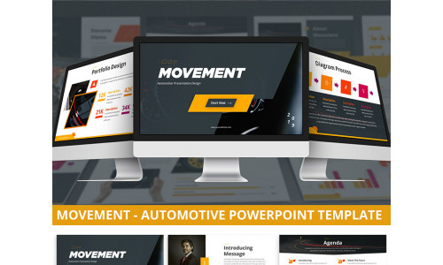 Movement - Automotive PowerPoint template