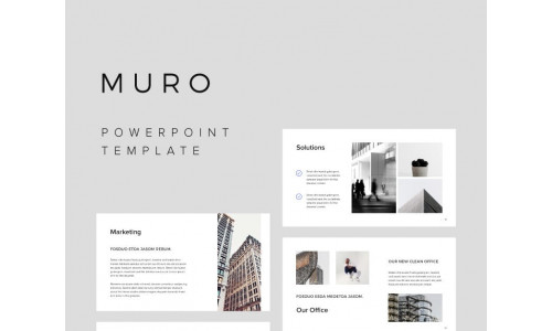 MURO - PowerPoint template #75386