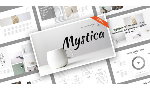 Mystica Minimalist PowerPoint Template
