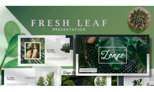 Nature Fresh Leaf - Nature Powerpoint