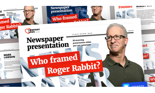 Newspaper Presentation - Keynote template