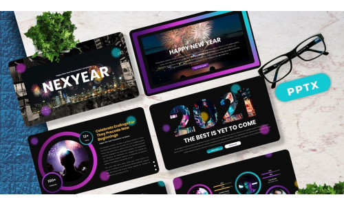 Nexyear - New Year Googleslide #252997