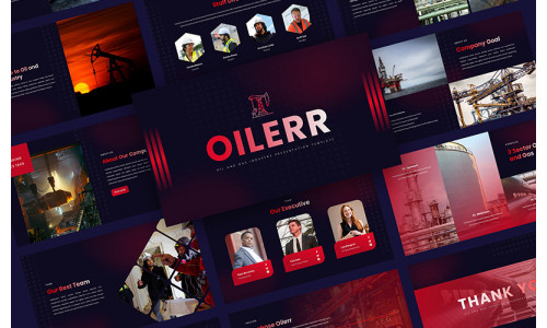 Oilerr-Oil and Gas Industry Presentation Google Slides Template