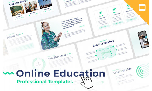 Online Education Google Slides #116346