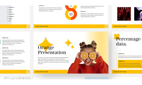 Orange PowerPoint Presentation Template