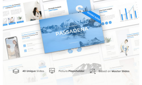 Passadena - Clean  Template Google Slides