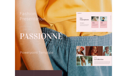 Passionne - Fashion PowerPoint template