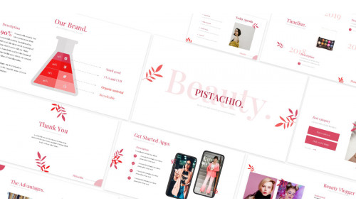 Pistachio Beauty Keynote Template #227867