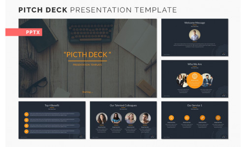 Pitch Deck Presentation PowerPoint template