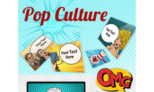 Pop & Retro Presentation PowerPoint template