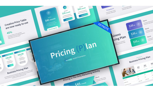 Pricing Plan Professional Keynote Template