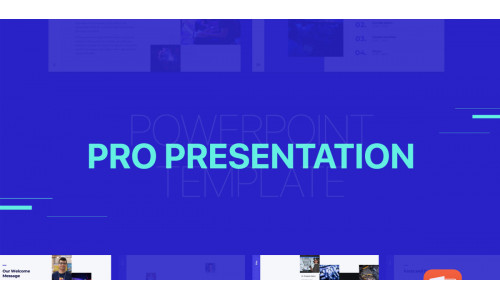 Pro Presentation - Animated PowerPoint template