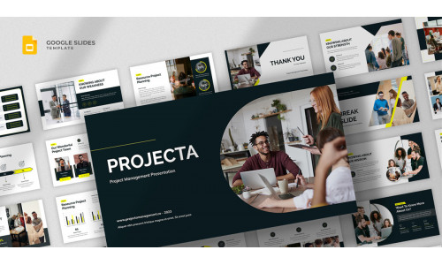 Projecta - Project Management Google Slides Template