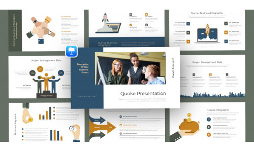 Quoke Business Infographic Keynote Template