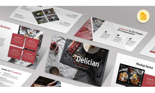Restaurant Presentation - Google Slides Template