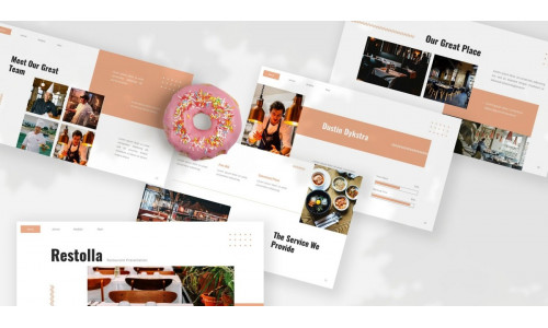 Restolla - Food and Restaurant Google Slides Template