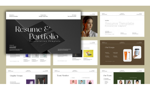 Resume & Portfolio Presentation template