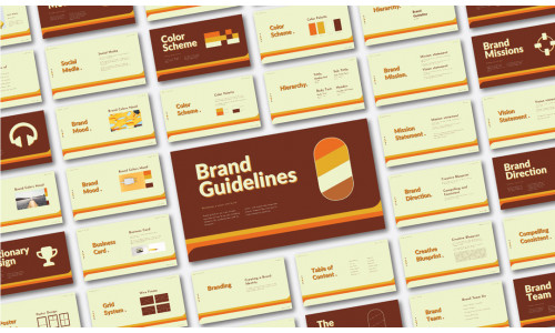 Retro Brand Guidelines Presentation Template