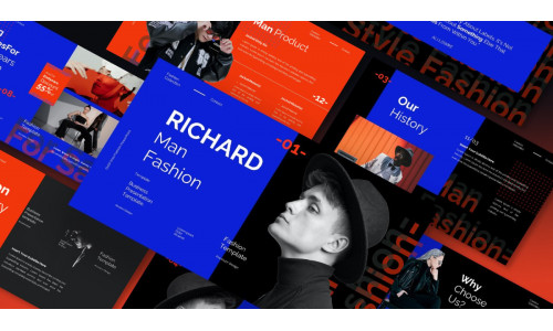 Richard Man Fashion Google Slides Template
