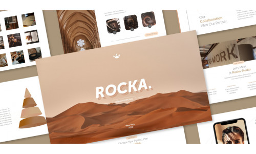Rocka Creative Business PowerPoint template