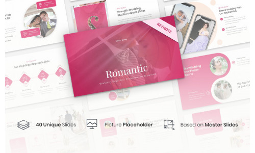Romantic - Wedding Organizer - Keynote template