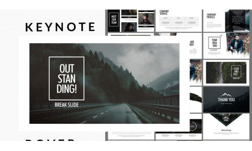 Rover Adventure - Forest Keynote template