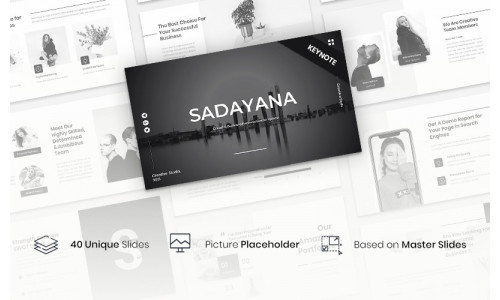 Sadayana - Creative Business Presentation - Keynote template