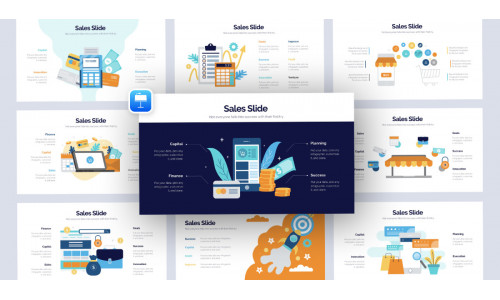 Sales Vector Infographic Keynote Template