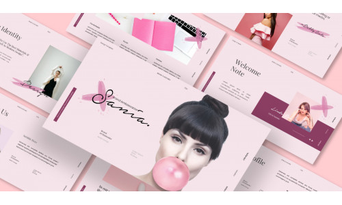 Sania Ultimate Brand Guideline Keynote Template