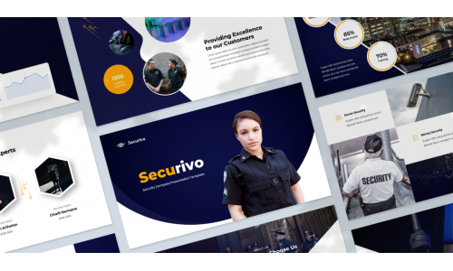 Security Company Presentation PowerPoint template