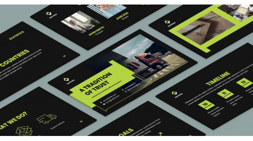 Shipping Presentation PowerPoint template