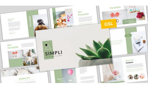 Simpli - Simple & Modern Business  Template Google Slides