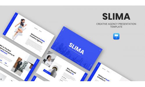 SLIMA - Creative Agency Keynote  Template