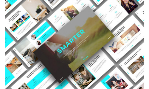 Smarter - Education PowerPoint template
