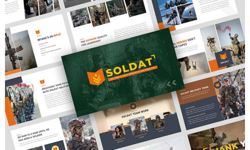 SOLDAT - Military & Army Presentation Keynote Template