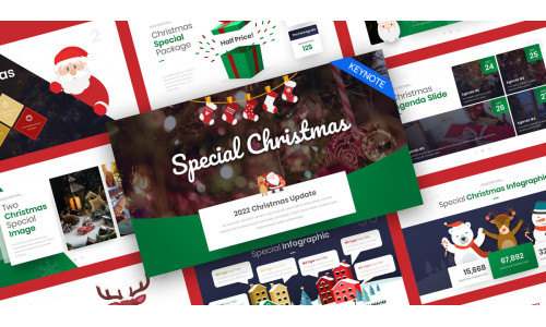 Special Christmas Keynote Template #238126